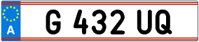 Truck License Plate